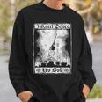 Ich Knieor Keinem Gott Atheist Burning Church Antichrist Sweatshirt Geschenke für Ihn