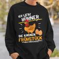 Ich Liebe Hehner Die Kacken Freakfast Sweatshirt Geschenke für Ihn