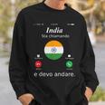 India Sta Chiamando E Devo Andare India Felpa Regalos para él