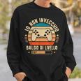 Io Non Invecchio Salgo Di Livello Gamerideogiochi Felpa Regalos para él