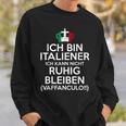 Italyaffanculo Italia Italian Italian Sweatshirt Geschenke für Ihn