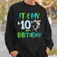 It's My 10Th Birthday Scooter Skating 10 Year Old Birthday Sweatshirt Gifts for Him