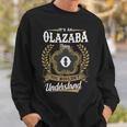 It's An Olazaba Thing You Wouldn't Understand Personalized Last Name Olazaba Family Crest Coat Of Arm Sweatshirt Gifts for Him