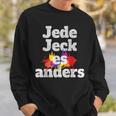 Jeder Jeck Es Anders Kölsches Grundgesetz Carnival In Cologne Sweatshirt Geschenke für Ihn