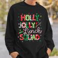 Jolly Lunch Squad Lunch Lady Christmas Lunch Lady Sweatshirt Gifts for Him