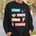 K-Pop Ramen Boba K-Drama Cute Anime Ramen Sweatshirt Geschenke für Ihn