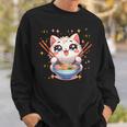 Katze Ramen Essen Nudeln Manga Anime Japanisch Kawaii Cute Sweatshirt Geschenke für Ihn