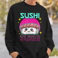 Kawaii Felice Sushi Cibo Giapponese Carino Anime Retrò Estetica Felpa Regalos para él