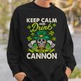 Keep Calm And Drink Like A Keep Calm And Letcannon Handle It Sweatshirt Gifts for Him