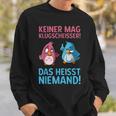 Keiner Mag Klugscheißer Bird Animal Cartoon Joke Sweatshirt Geschenke für Ihn