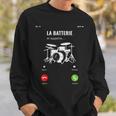 La Batterie M'appelle Idée Cadeau Drôle Musicien Batterie Sweater e Cadeaux pour lui