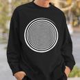 Labirinto A Spirale Trippy Ipnotico Di Trance Di Auto Di Turbinio Bianco Felpa Regalos para él