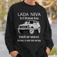 Lada Niva 4X4 Offroad King Sweatshirt Geschenke für Ihn