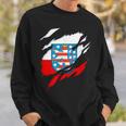 Land Thueringen German Flag And Coat Of Arms Sweatshirt Geschenke für Ihn