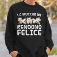 Le Mucche Mi Rendono Felice Regalo Per Contadino Mucche Felpa Regalos para él