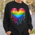 Lgbtq Corazón Arco Iris Orgullo Gay Lgbt Sin Mangas Camisa de entrenamiento Regalos para él