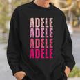 I Love Adele Pattern Personalised Name Adele Sweatshirt Geschenke für Ihn