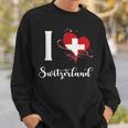 I Love Switzerland Heart Schweiz Pride Roots Schweiz Orgoglioso Felpa Regalos para él
