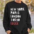 Lustiges Souvenir- Für Reisende In Lecce Italien Sweatshirt Geschenke für Ihn