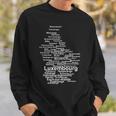 Luxembourg Outline Letzebuergesch Luxembourg Luxembourg Sweatshirt Geschenke für Ihn