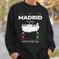 Madrid Is Calling & I Must Go Illustration Graphic s Felpa Regalos para él