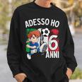 Maglia Bambino Compleanno Calcio Adesso Ho 6 Anni Felpa Regalos para él