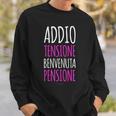 Magliette Donna Divertenti Regalo Pensione Addio Tensione Felpa Regalos para él