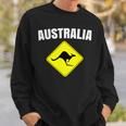 Manica Lunga Australiana Di Canguro Australiano Felpa Regalos para él