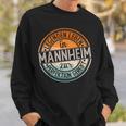 Mannheim Retro Colours Legends Life In Mannheim Sweatshirt Geschenke für Ihn