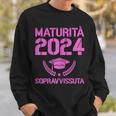 Maturità 2024 Liceo Scritta Scuola Felpa Regalos para él
