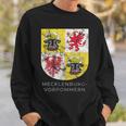 Mecklenburgorpommern German With Crest Sweatshirt Geschenke für Ihn