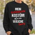 Mein Superhelden Kostüm Ist In Der Wäsche German Langu Sweatshirt Geschenke für Ihn