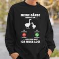 Meine Gese Rufen An Telefon My Geese Calling An Telephone Sweatshirt Geschenke für Ihn