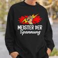 Meister Der Spannung Elektronik Electrician Sweatshirt Geschenke für Ihn