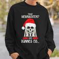 Merry Christmas Ganz Dünnes Eis Ich Hasse Weihnachten S Sweatshirt Geschenke für Ihn