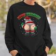 Merry Kissmyass Leck Am Arschom Weihnachtsmann Sweatshirt Geschenke für Ihn