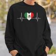 Mexico Flag Heartbeat Pulse For Mexican Independence Day Sweatshirt Gifts for Him