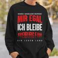 Mir Egal Ich Bleibe Freiburg Fan Football Fan Sweatshirt Geschenke für Ihn