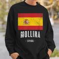 Mollina Spanien Es Flagge Stadt Bandera Sweatshirt Geschenke für Ihn