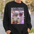 Moo-Deng The Famous Baby Pigmy Hippo Moodeng Official Sweatshirt Gifts for Him
