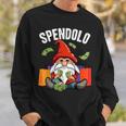 Nano Spendolo Amanti Dello Shopping Divertente Elfo Felpa Regalos para él