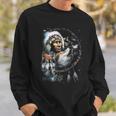 Native WolfPer Gli Amanti Dei Nativi Americani Del Lupo Felpa Regalos para él