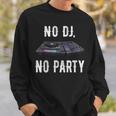 Nessun Dj Nessun Equalizzatore Musicale Per Giradischi Per Feste Felpa Regalos para él