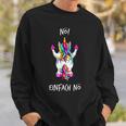 Nö Einfach Nö Unicorn Sweatshirt Geschenke für Ihn