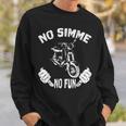 No Simme No Fun Simson Sr50 Sweatshirt Geschenke für Ihn