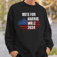 Non Torneremo IndietroOta Per Il Presidente Harris Walz 2024 Felpa Regalos para él