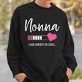 Nonna Caricamento Loading Cuore Gravidanza Annuncio Felpa Regalos para él