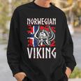 Norwayiking Norway Flag Sweatshirt Geschenke für Ihn