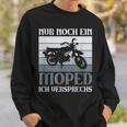 Nur Noch Ein Moped Ich Promise Simson Ddr 2 Taktintage Sweatshirt Geschenke für Ihn