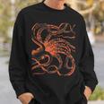 Octopus Tentacle Kraken Cthulhu Steampunk Ocean Sea Legend Sweatshirt Geschenke für Ihn